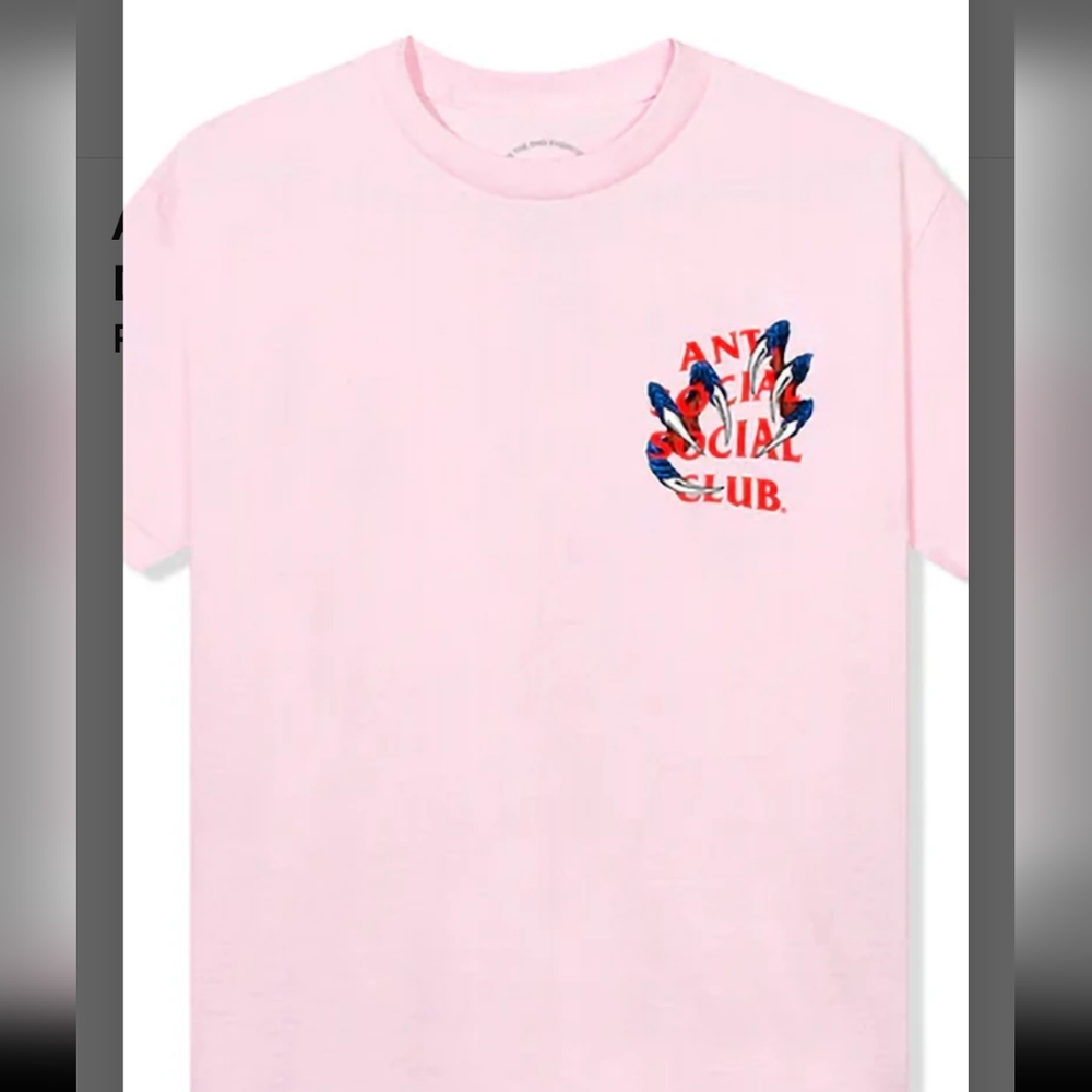 Anna social social club pink Double Dragon T-Shirt